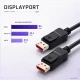 Qoltec Kabel DispalyPort M/M v2.1 | 54G | 0.5m