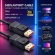 Qoltec Kabel DisplayPort M/M v2.1 | 54G | 1.5m