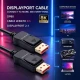 Qoltec Kabel DisplayPort M/M v2.1 | 54G | 2m
