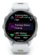 Zegarek sportowy Garmin Forerunner 970 3,56cm 1.4" AMOLED Cyfrowy 454x454px Ekran dotykowy Wi-Fi GPS Biały