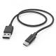 Hama Kabel ładujący USB-A USB-C 1m czarny