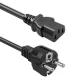 Qoltec Kabel zasilający SCHUKO CEE 7/7 (E/F) | IEC C13 | 3x1.0mm2 | Czysta miedź Cu | 3m
