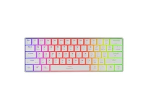 Natec Klawiatura Genesis THOR 660 G2 US RGB biała