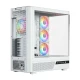 MODECOM Obudowa VOLCANO AQ100 MID ARGB szkło 4 wentylatory biała