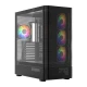MODECOM Obudowa VOLCANO AQ300 MID RGB GLASS 4 wentylatory czarna