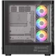 MODECOM Obudowa VOLCANO AQ300 MID RGB GLASS 4 wentylatory czarna