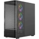MODECOM Obudowa VOLCANO AQ300 MID RGB GLASS 4 wentylatory czarna