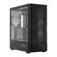 MODECOM Obudowa VOLCANO AQ300 MID RGB GLASS 4 wentylatory czarna