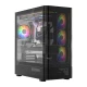 MODECOM Obudowa VOLCANO AQ300 MID RGB GLASS 4 wentylatory czarna