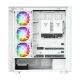 MODECOM Obudowa VOLCANO AQ300 MID RGB GLASS 4 wentylatory biała