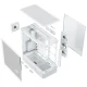 MODECOM Obudowa VOLCANO AQ300 MID RGB GLASS 4 wentylatory biała
