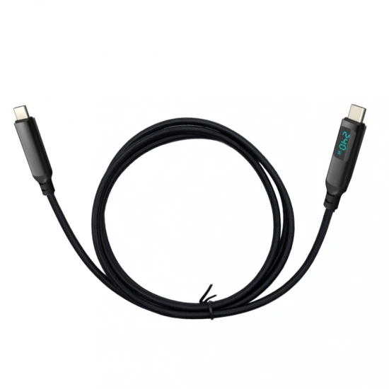 i-tec Kabel Thunderbolt 4/USB4 Class Pro Cable 240W 2x 4K/120Hz 40Gbps LCD 150 cm