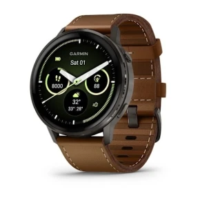 Garmin Venu 4 3,56 cm (1.4") AMOLED 45 mm Cyfrowy 454 x 454 px Ekran dotykowy Czarny Wi-Fi GPS