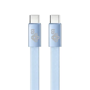 TB Kabel USB C - USB C 1m płaski błękitny