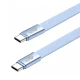 TB Kabel USB C - USB C 1m płaski błękitny