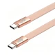 TB Kabel USB C - USB C 1m płaski brzoskwiniowy