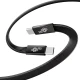 TB Kabel USB C - USB C 1m płaski czarny
