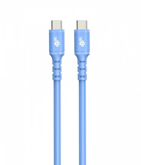 TB Kabel USB C - USB C 1m silikonowy niebieski