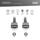 Digitus Kabel Premium połączeniowy HDMI 2.1 Ultra HighSpeed 8K60Hz UHD Typ HDMI A/A M/M 3m Czarny