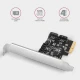 AXAGON PCES-SA4X4 Kontroler PCIe 4x wewnętrzny port SATA 6G, ASM1164, SP &amp; LP