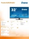 IIYAMA Monitor 31.5 cala XU3294QSU-B1 VA,WQHD,HDMI,DP,USB 3.0,2x2W