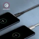 AXAGON BUCM-CM30AB Kabel USB-C - USB-C 2.0, 3m, PD 60W, 3A, ALU, oplot, Czarny