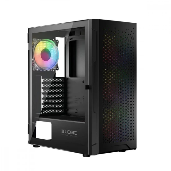 Logic Concept Obudowa Komputerowa LOGIC ARAMIS ARGB MIDI USB 3.0 Czarna