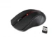 Rebeltec Bezprzewodowa mysz optyczna, GALAXY Black/red, powierzchnia gumowana
