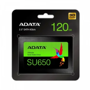 Adata Ultimate SU650 120GB 2.5 S3 3D TLC Retail Dysk SSD ASU650SS-120GT-R