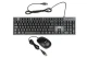 iBOX Zestaw klawiatura + mysz IBOX IKMS606 (USB 2.0; (US); czarna, optyczna; 800 DPI)