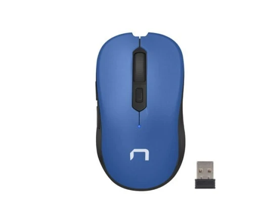 Natec Mysz bezprzewodowa Robin 1600 DPI niebieska