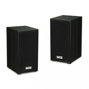 iBOX Zestaw głośników IGLSP1B (2.0; ciemne drewno)