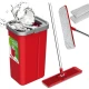 GreenBlue Mop płaski z wiadrem i wyciskaczem dwa wkłady HQ GreenBlue GB870