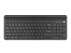Natec Klawiatura Felimare US bluetooth + 2.4GHz Slim, uchwyt na        telefon/tablet czarna