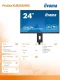 IIYAMA Monitor 24 cale XUB2492HSC-B5 IPS,USB-C,HDMI,DP,USB3.0,HAS(150mm)