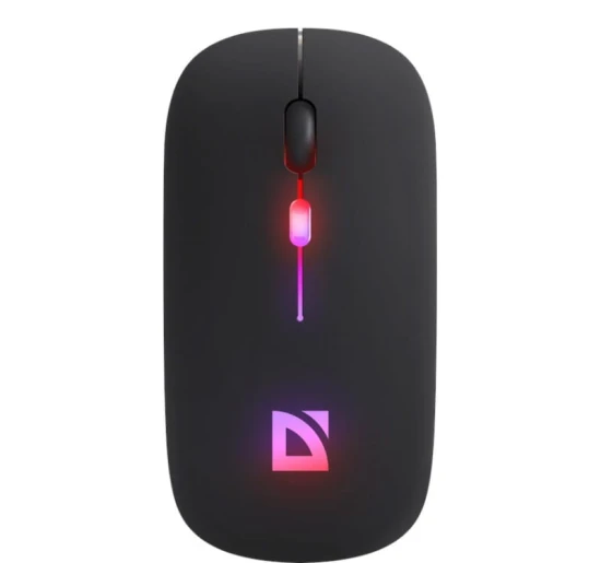 Defender Mysz bezprzewodowa silent click TOUCH MM-997 akumulator 800/1200/1600 DPI czarna
