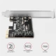 AXAGON PCES-SJ2 Kontroler PCIe 2x wewnętrzny port SATA 6G, chipset JMB582 SP &amp; LP