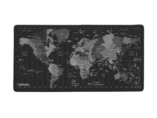 Natec Podkładka pod mysz Time zone Map Maxi 800x400