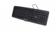 Gembird Klawiatura standardowa USB Cyrylica KB-U-103-RU czarna