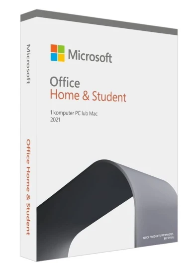 Microsoft Office Home &amp; Student 2021 PL P8 Win/Mac 32/64bit Medialess Box 79G-05418 Zastępuje P/N: 79G-05160