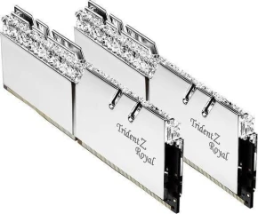 G.SKILL Pamięć do PC DDR4 32GB (2x16GB) TridentZ Royal RGB DDR4  3200MHz CL16 XMP2 srebrna