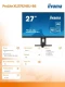 IIYAMA Monitor ProLite XUB2792HSU-B6 27 cali IPS,HDMI,DP,100Hz,SLIM,4xUSB3.2,PIVOT,  HAS(150mm),2x2W