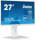 IIYAMA Monitor 27 cali ProLite XUB2792HSU-W6 IPS,HDMI,DP,100Hz,SLIM,4xUSB3.2,PIVOT,  HAS(150mm),2x2W