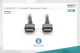 Digitus Kabel połączeniowy PREMIUM DisplayPort 8K60Hz UHD DP/DP M/M 1m Czarny