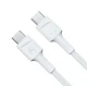 Green Cell Kabel PowerStream USB-C do USB-C 2m, PD 60W, QC 3.0, biały