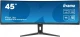 IIYAMA Monitor 44.5 cala XCB4594DQSN-B1 VA,DQHD,165HZ,USB-C-DOCK,RJ45,32:9,1500R,450cd/m2,3000:1,0.8ms,3xUSB,2xHDMI,1xDP,2x3W,PowerDelivery-90W