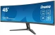 IIYAMA Monitor 44.5 cala XCB4594DQSN-B1 VA,DQHD,165HZ,USB-C-DOCK,RJ45,32:9,1500R,450cd/m2,3000:1,0.8ms,3xUSB,2xHDMI,1xDP,2x3W,PowerDelivery-90W