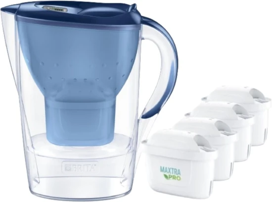 Brita Dzbanek filtrujący 3,5l Marella XL + 4 wkłady Maxtra Pro Pure Performance niebieski