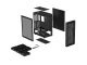 Natec Obudowa Genesis Diaxid 605F MIDI TOWER USB-C Czarna