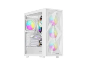 Natec Obudowa Genesis Diaxid 605 ARGB MIDI TOWER USB-C Biała